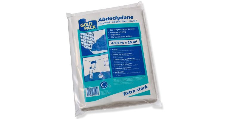 Afdekfolie extra sterk 45mu - 4 X 5M