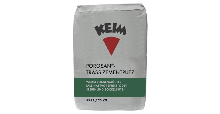 KEIM Porosan-Trass-Cementputz
